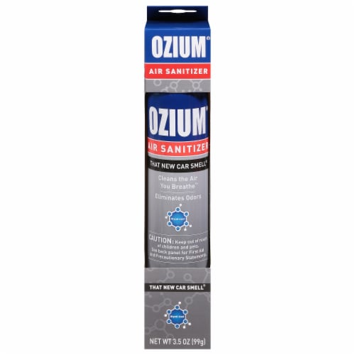 Ozium® New Car Scent Aerosol Air Sanitizer Perspective: front
