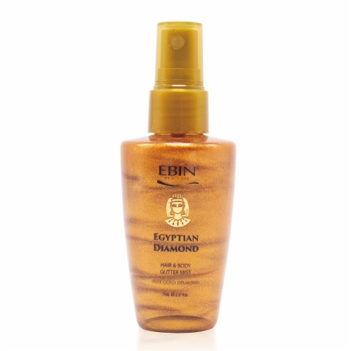 Ebin New York Egyptian Diamond Rose Gold Diamond Hair & Body Glitter Mist Perspective: front