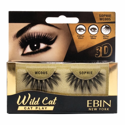 Ebin Wild Cat Cat Play Sohpie 3D Lashes Perspective: front