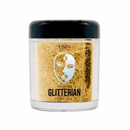 Ebin Glitterian Apollo Face and Body Glitter Perspective: front