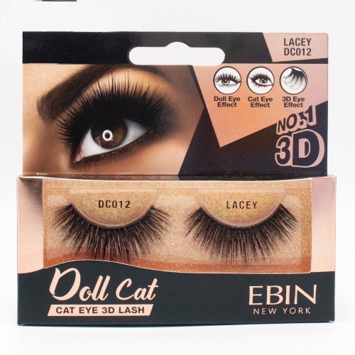 Ebin Doll Cat Cat Eye 3D Lashes Lacey Perspective: front