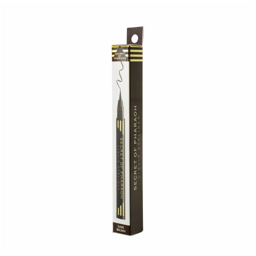 Ebin New York Secret of Pharaoh Dark Brown Liquid Eyeliner Perspective: front