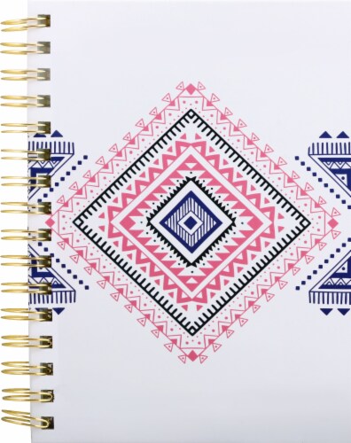 DesignWorks Ink Diamond Spiral Notebook Perspective: front