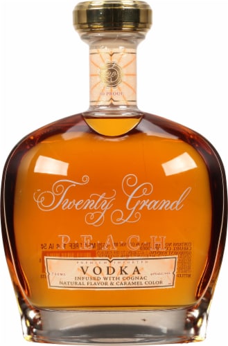 Twenty Grand Peach Vodka Perspective: front