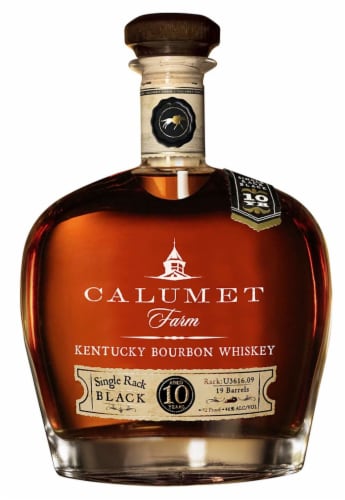 Calumet Farm Kentucky Bourbon Whiskey Perspective: front