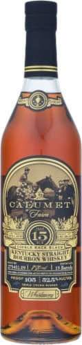 Calumet Farm Kentucky 15 yr Straight Bourbon Whiskey Perspective: front
