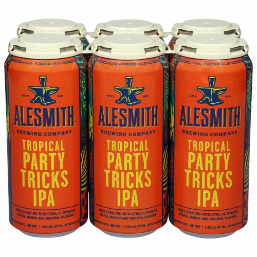 AleSmith Tropical Party Tricks West Coast IPA Perspective: front