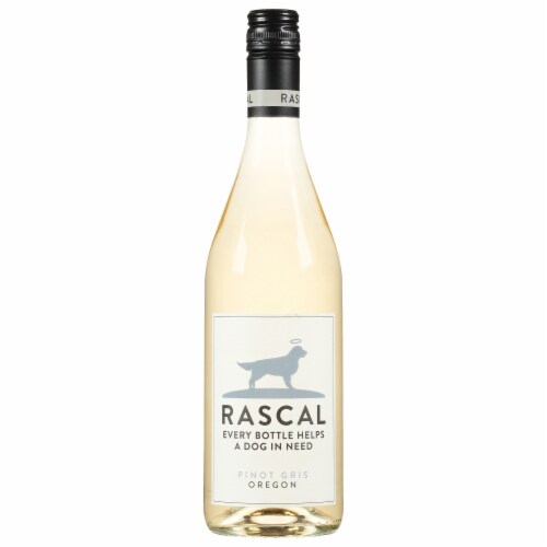 Rascal Pinot Gris Oregon White Wine Perspective: front