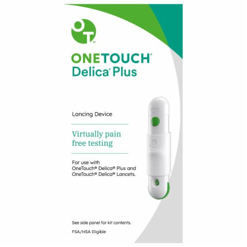 OneTouch Delica Plus Lancing Device Perspective: front