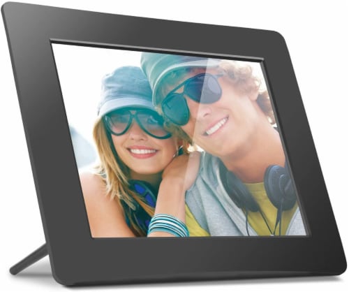 Aluratek Digital Frame - Black Perspective: front