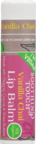 Soothing Touch Vanilla Chai Lip Balm Perspective: front