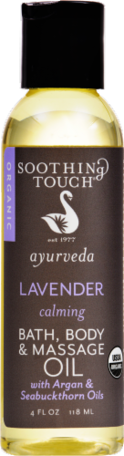 Soothing Touch Lavender Bath/Body/Massage Oil Perspective: front