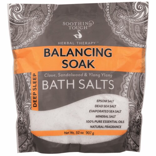 Soothing Touch Balancing Soak Bath Salts Pouch Perspective: front