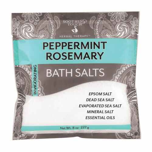 Soothing Touch Peppermint Rosemary Bath Salts Perspective: front