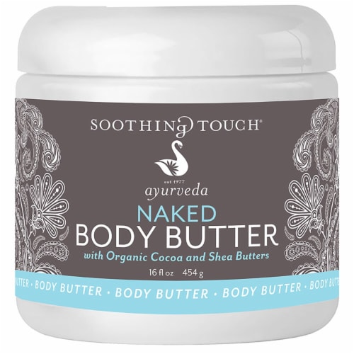 Soothing Touch Naked Body Butter with Organic Cocoa and Shea Butters Perspective: front