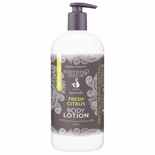 Soothing Touch Ayurveda Fresh Citrus Body Lotion Perspective: front