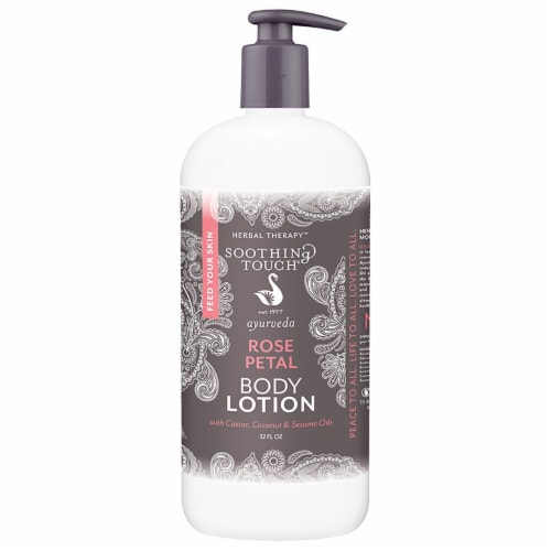 Soothing Touch Ayurveda Rose Petal Body Lotion Perspective: front