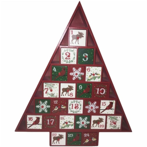 Home Bazaar HB8023S Rustic Woodlands Advent Calendar, 1 Kroger