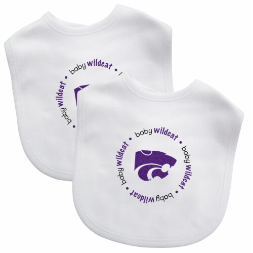 KSU 2 Pack Baby Bibs Perspective: front