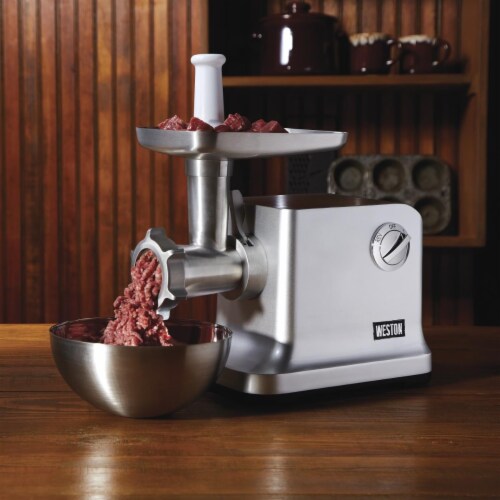 Weston 33 1301 W 750W 1 HP No. 12 Electric Meat Grinder Sausage Stuffer 1 King Soopers