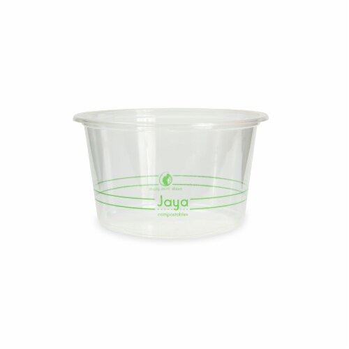 Jaya PLA-DR16-A 16 oz Plastic Deli Container - Pack of 600 Perspective: front