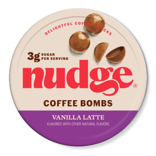 Nudge™ Vanilla Latte Coffee Bombs Perspective: front