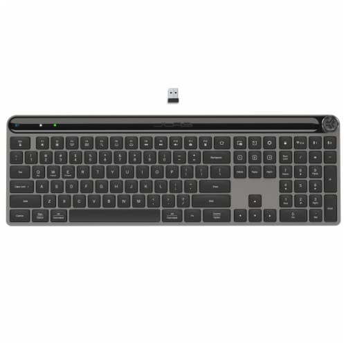 JLab Audio Epic Keyboard Perspective: front