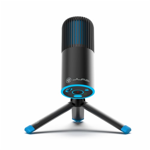 JLab Audio Talk Go Microphone - Black/Blue Perspective: front