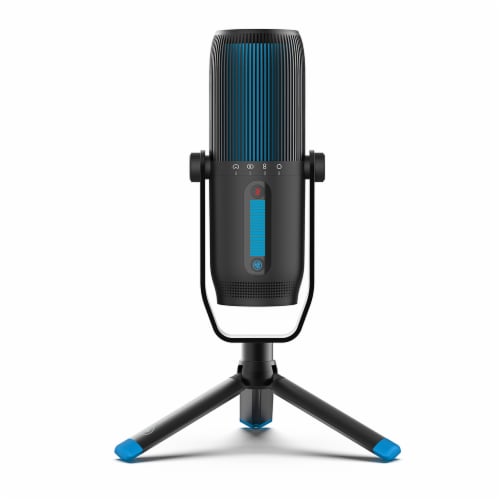 JLab Audio Talk Pro Microphone - Black/Blue Perspective: front