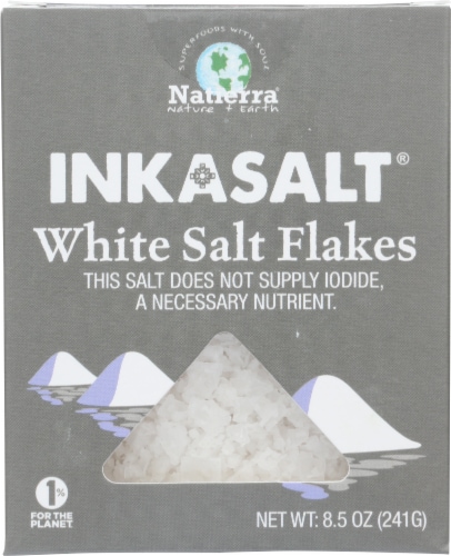 Natierra Inkasalt White Salt Flakes Perspective: front
