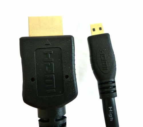 Micro HDMI to Regular HDMI 6 Feet 2 Meters HDMI 1.4 A to D