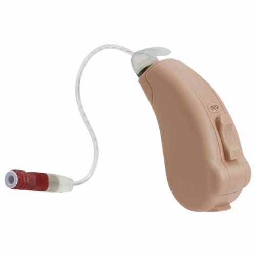 Aspire Beige A-32 Channel Hearing Aid Perspective: front