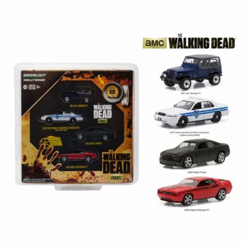 Greenlight 59040B Hollywood Film Reels Series 4 The Walking Dead 2010 Current TV Series 4 Car 1 QFC