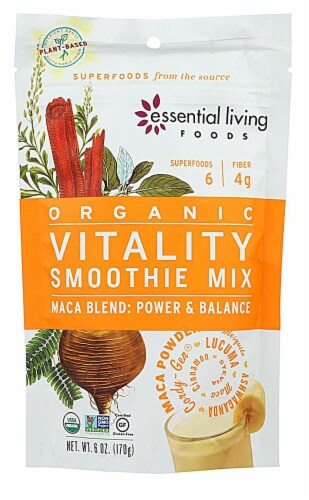 Essential Living Foods  Organic Smoothie Mix   Vitality Perspective: front