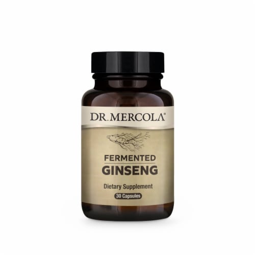 Mercola Fermented Ginseng Capsules Perspective: front