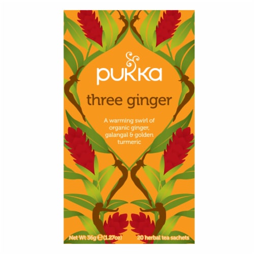 Pukka Three Ginger Tea Organic Herbal Tea, 20 ct - Pick 'n Save