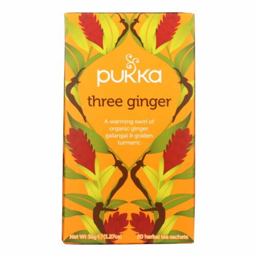Pukka Organic Three Ginger Tea Bags, 20 ct - Gerbes Super Markets