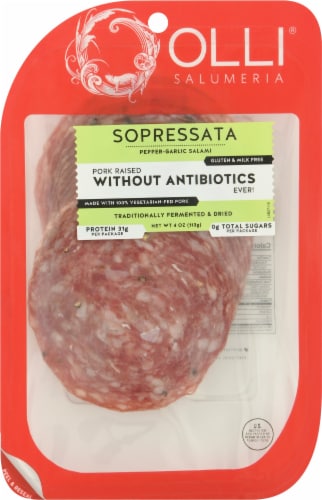 Olli Salumeria Sopressata Robust Salame Perspective: front