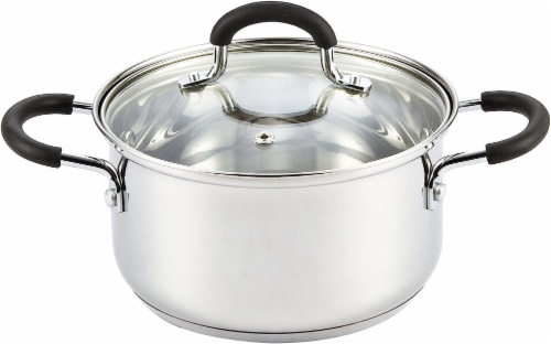 Cook N Home 3 Quart Sauce Pot Casserole Pan Stockpot saucier, 3 QT, Silver,  3 quart - Pay Less Super Markets