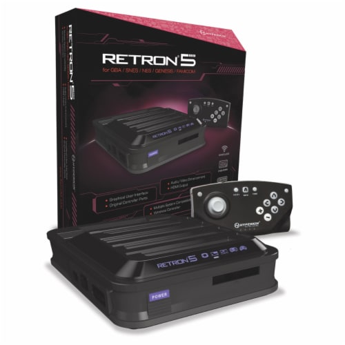 Hyperkin RetroN® 5 HD Gaming Console - Black Perspective: front