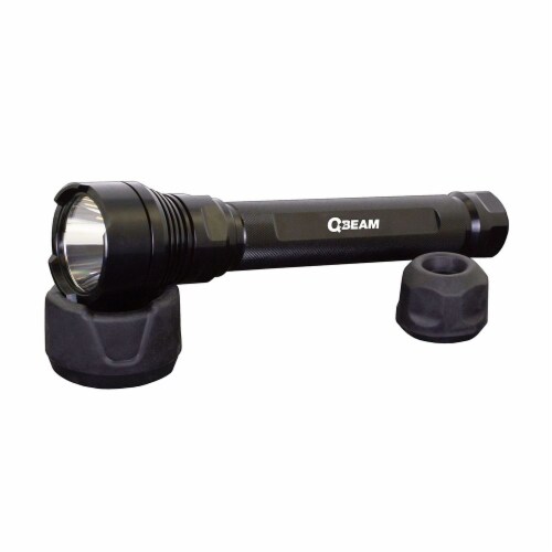 Q-Beam Stealth 225 LED Tactical Flashlight Perspective: front