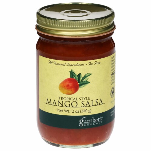 Gunther's Gourmet® Tropical Style Mango Salsa Perspective: front