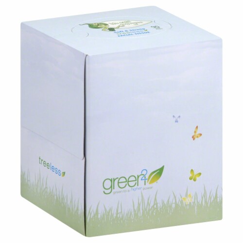 Green2 Treeless Facial Tissue Perspective: front