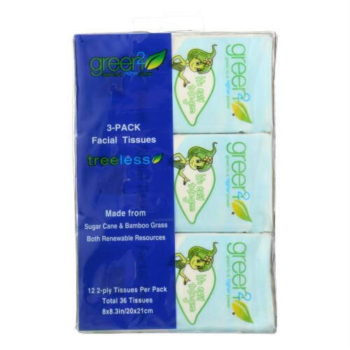 Travel Facial Tissue Perspective: front
