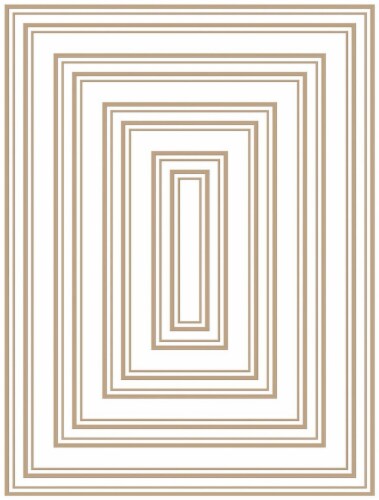 Spellbinders Glimmer Hot Foil Plate Essential Duo Lines-Glimmer Rectangles Perspective: front