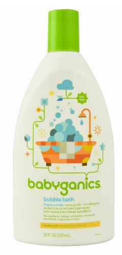 Babyganics  Bubble Bath Fragrance Free Perspective: front