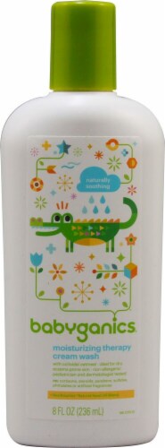 Babyganics Moisturizing Therapy Cream Wash Perspective: front