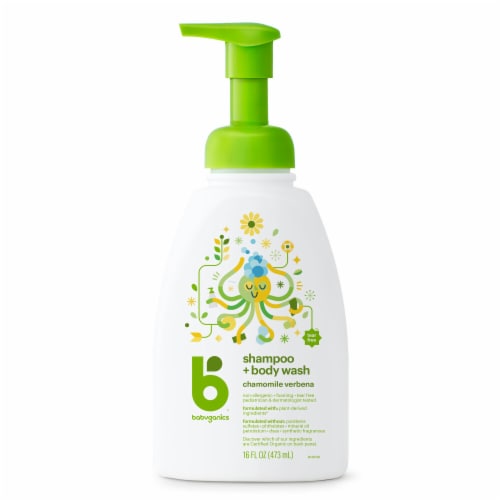 Babyganics Chamomile Verbena Baby Shampoo + Body Wash Pump Bottle