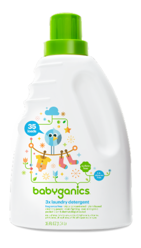 Babyganics Fragrance Free Laundry Detergent Perspective: front