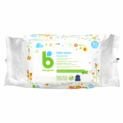 Babyganics Fragrance Free Baby Wipes 80 ct Dillons Food Stores